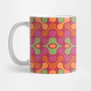 Colourful metal balls vintage Pattern Mug